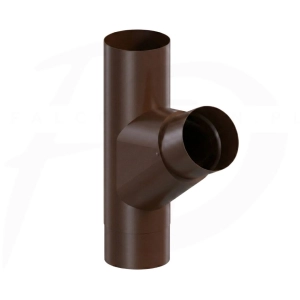 Trójnik rury spustowej stalowy ⌀ 100 firmy KROP kolor czekoladowy brąz